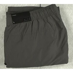 CSG Cargo City Wind Shorts Mens Large Grey 8 Inch Inseam NWT